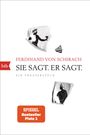 Ferdinand von Schirach: Sie sagt. Er sagt., Buch