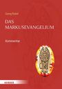 "Georg Rubel. Das Markusevangelium. Kommentar." Illustration eines Löwen mit Flügeln und Schriftzug "Marc".