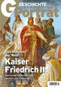 „Das Staunen der Welt: Kaiser Friedrich II., Herrscher zwischen Aachen und Palermo.“ Illustration von Kaiser mit Gefolge.