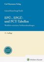 Text: "EPÜ-, EPGÜ- und PCT-Tabellen. Workflow-orientierte Verfahrenshandlungen. 15. Auflage." Oben blaues Feld mit Verlag.