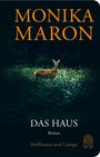 „MONIKA MARON, DAS HAUS, Roman, Hoffmann und Campe“, junges Reh in malerischer Waldlichtung.