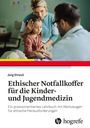 Titel: "Ethischer Notfallkoffer für die Kinder- und Jugendmedizin". Ein besorgtes Elternteil hält ein Kind.