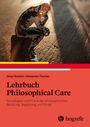 Titel: Lehrbuch Philosophical Care. Autoren: Omar Ibrahim, Alexander Fischer. Skulptur eines nachdenklichen Menschen.