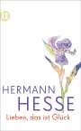 Hermann Hesse: Lieben, das ist Glück, Buch