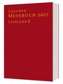 Laacher Messbuch 2027, Lesejahr B. Roter Einband, schlicht gestaltet.