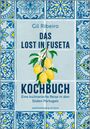 "Das Lost in Fuseta Kochbuch. Eine kulinarische Reise in den Süden Portugals." Zitronen und azulejo-Fliesenmuster.
