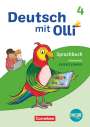 : Deutsch mit Olli Sprache 2-4 4. Schuljahr. Arbeitsheft Leicht / Basis - Mit BOOKii-Funktion und Testheft, Buch