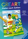CreArt Malen nach Zahlen ab 5 - Fußball, Buch
