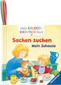 : Mein Knuddel-Knautsch-Buch: Sachen suchen. Zuhause; weiches Stoffbuch, waschbares Badebuch, Babyspielzeug ab 6 Monate, Buch