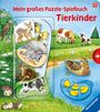 Frauke Nahrgang: Mein großes Puzzle-Spielbuch: Tierkinder, Buch
