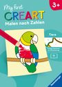 : CreArt Malen nach Zahlen ab 3: Tiere, Buch