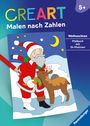 : Ravensburger CreArt Malen nach Zahlen ab 5: Weihnachten, Malbuch, 24 Motive, Buch