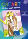 : Ravensburger CreArt Malen nach Zahlen ab 7: Pferdeträume, Großes Malbuch, 48 Motive, Buch