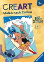: CreArt Malen nach Zahlen ab 7 Disney - Lilo & Stitch, Buch