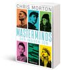 "CHRIS MORTON. MASTERMIND DER INSIDER-JOB. Ravensburger." Buchcover mit mehreren farbigen Porträts und einem "Top Secret"-Dokument.