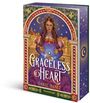 "Graceless Heart", Isabel Ibanez. Ravensburger. Illustration: Eine Frau in mittelalterlichem Kleid mit leuchtendem Herz.