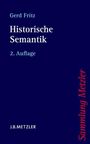 Gerd Fritz: Historische Semantik, Buch