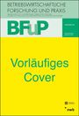 Text: "Vorläufiges Cover", "BFuP", "Betriebswirtschaftliche Forschung und Praxis". Grüne und gelbe Farbflächen, nwb-Logo.