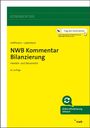 „Frag den Kommentar!“, „NWB Kommentar Bilanzierung“, gelber Hintergrund, grünes Banner, NWB-Logo unten.