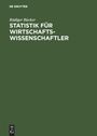 Rüdiger Bücker: Statistik für Wirtschaftswissenschaftler, Buch