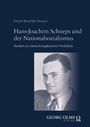 Titel: "Hans-Joachim Schoeps und der Nationalsozialismus", Autor: Daniel Benedikt Stienen. Unten: Georg Olms Verlag Logo. Bild: Mann im Anzug.