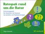 "Ratespaß rund um die Natur. Erinnerungsspiel für Menschen mit Demenz. 100 Sprüche und Redewendungen." Blumenillustration.
