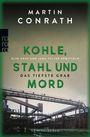 Titel: "Kohle, Stahl und Mord". Autorenname: Martin Conrath. Industrieanlage im Hintergrund.