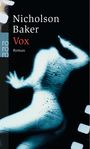 Nicholson Baker: Vox, Buch