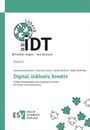 Band 4: Digital, inklusiv, kreativ. Vielfältige Ansätze im Deutschunterricht. Puzzle-Motiv mit grün-weißen Teilen.