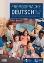 "FREMDSprache DEUTSCH Nr. 75 2026. Frühes Deutsch. Kinder sitzen zusammen, halten Hefte, umgeben von Spielzeug."
