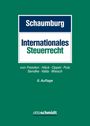 "Schaumburg Internationales Steuerrecht, von Freeden et al., 6. Auflage, ottoschmidt." Auf grünem Hintergrund.