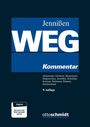 "Jennßen WEG Kommentar, 9. Auflage. Digital: Bei juris und Otto Schmidt online." In Blau- und Weißtönen gehalten.
