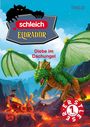"schleich Eldrador", "Diebe im Dschungel", "ERSTLESER 1. KLASSE". Illustration: Drache und Lavawesen.