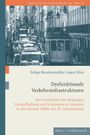 Titel: Dysfunktionale Verkehrsinfrastrukturen. Ein Schwarz-Weiß-Foto einer belebten Stadtstraße mit Verkehr.