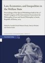 Titel: "Law, Economics, and Inequalities in the Welfare State". Bearbeitet von Arnulfo Mateos Durán, Patricia Mindus und Alessio Sardo. Unten ist eine Skulptur dargestellt.