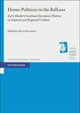 Cover: "Homo-Politicus in the Balkans" von Maria Baramova, Franz Steiner Verlag, Ranke Gesellschaft Logo rechts.