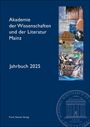 Text: "Akademie der Wissenschaften und der Literatur Mainz. Jahrbuch 2025. Franz Steiner Verlag." Links Text, rechts eine Collage aus historischen und wissenschaftlichen Bildern. Oben rechts ein Logo.