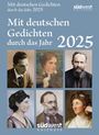 : Mit deutschen Gedichten durch das Jahr 2025 - Tagesabreißkalender zum Aufstellen oder Aufhängen, KAL