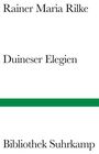 Rainer Maria Rilke: Duineser Elegien, Buch