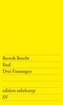 Bertolt Brecht: Baal, Buch