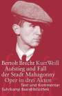 Bertolt Brecht: Aufstieg und Fall der Stadt Mahagonny, Buch