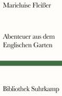 Marieluise Fleißer: Abenteuer aus dem Englischen Garten, Buch