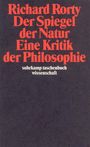 Richard Rorty: Der Spiegel der Natur: Eine Kritik der Philosophie, Buch