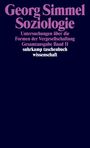 Georg Simmel: Soziologie - Untersuchungen über die Formen der Vergesellschaftung, Buch