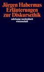 Jürgen Habermas: Erläuterungen zur Diskursethik. suhrkamp taschenbuch wissenschaft. Schlichtes, dunkles Design.