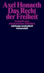 Axel Honneth: Das Recht der Freiheit, Buch
