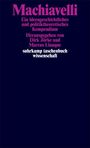 "Machiavelli" in großen Buchstaben, mit Untertitel über Politiktheorie, herausgegeben von Dirk Jörke und Marcus Llanque.
