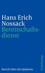Hans Erich Nossack: Bereitschaftsdienst, Buch
