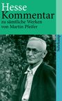 Martin Pfeifer: Hesse-Kommentar zu sämtlichen Werken, Buch
