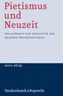 : Pietismus und Neuzeit Band 48/49 - 2022/2023, Buch